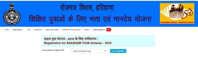 Saksham Yuva Yojna Haryana Online Apply In Hindi. 2020-21