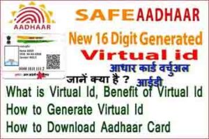 aadhar card virtual id kiya hai