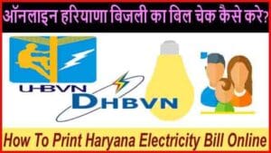 online haryana bijli bill download-min