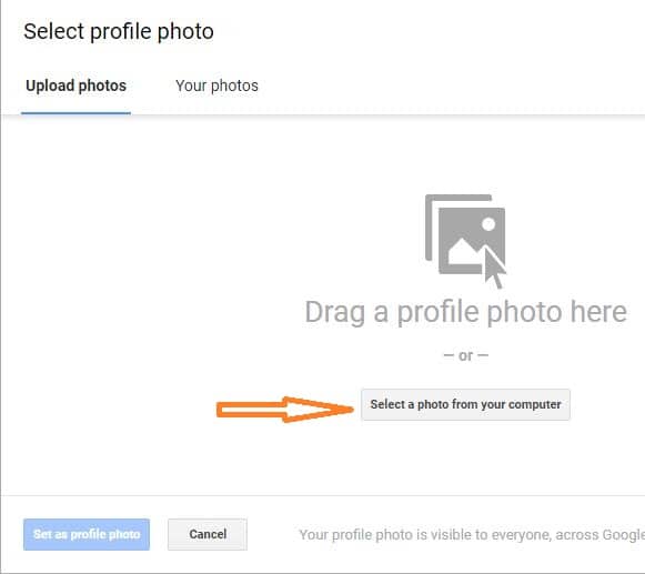gmail आईडी की profile photo कैसे set करे। 