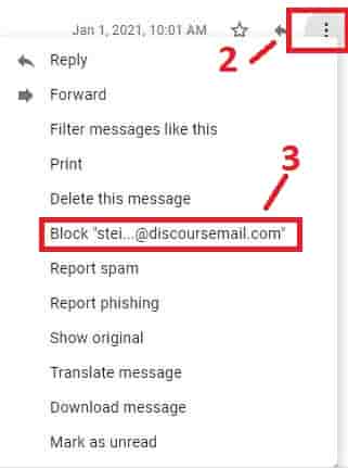 Spam Emails को गूगल खाते से Block Kaise Kare जाने हिंदी में। 