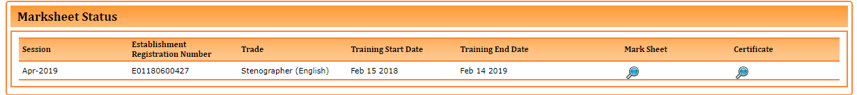 Original Apprenticeship Marksheet Download Online In Hindi