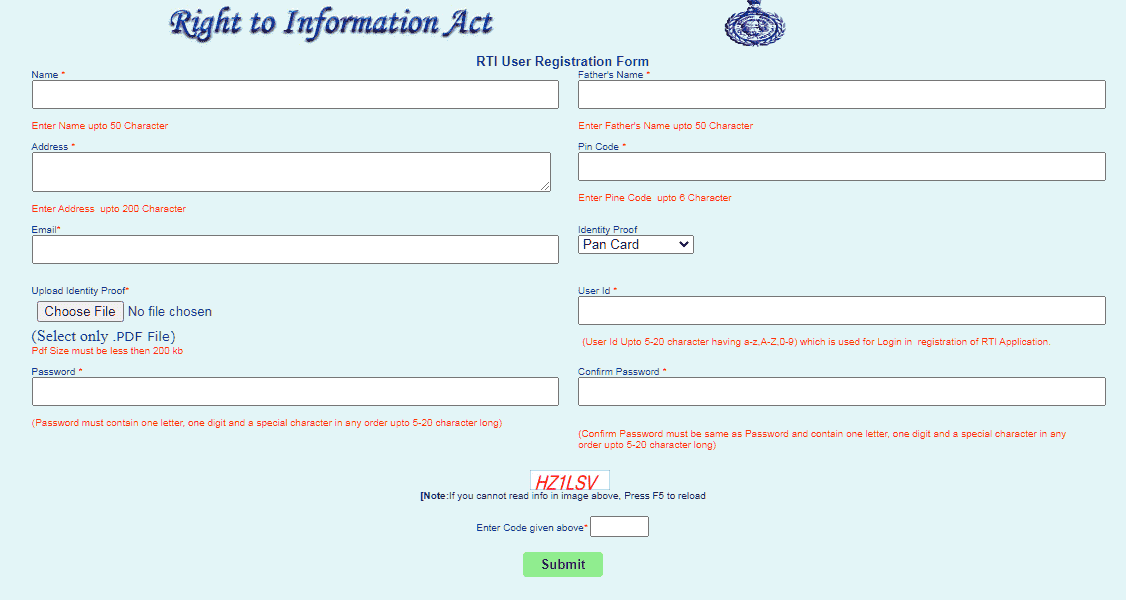 Haryana RTI कैसे लगाते हैं | हरियाणा आरटीआई डालने का सही तरीका। 