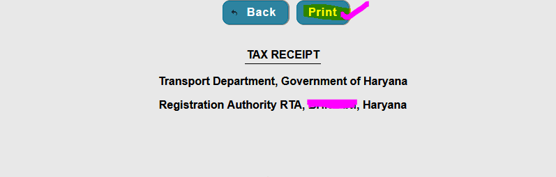 व्हीकल रोड टैक्स पेमेंट प्रिंट डाउनलोड करने की ऑनलाइन प्रक्रिया