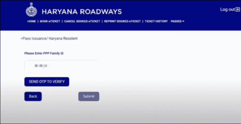 Haryana Roadways Senior Citizen Bus Pass Apply