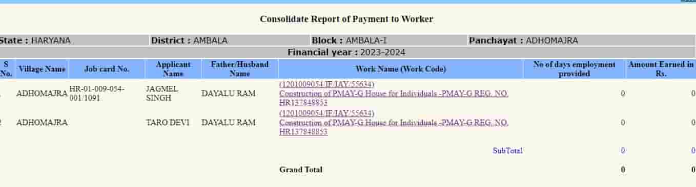ऑनलाइन नरेगा जॉब कार्ड पेमेंट चेक करने संबंधी प्रश्न उत्तर 