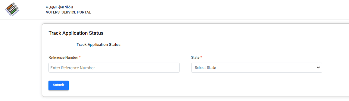 Voter card form status kaise chek kare