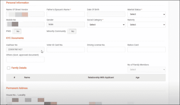पीएम स्वनिधि योजना आवेदन फॉर्म 2025. Pm Svanidhi Yojana Online Registration.
