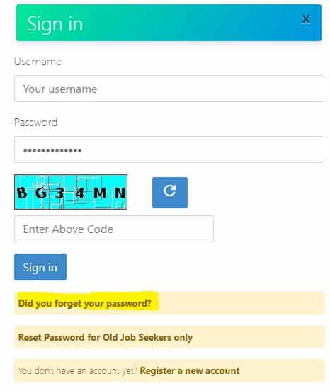 Haryana Berojgari Bhatta Portal Password Reset कैसे करें 2025 में।