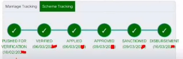 haryanascbc.gov.in से हरियाणा मुख्यमंत्री विवाह शगुन योजना स्टेटस कैसे चेक करें?